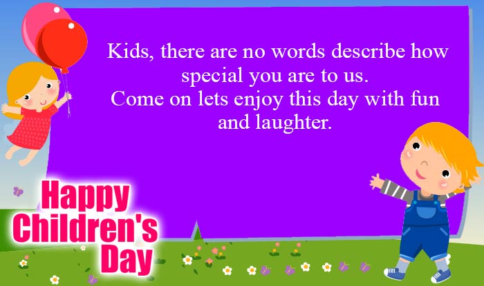 Happy Childrens Day Status for Whatsapp & Messages for Facebook