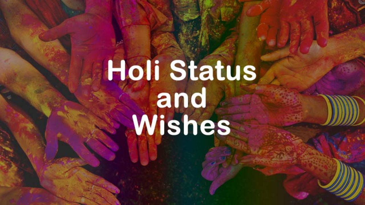 Happy Holi Whatsapp Status & Messages for Facebook